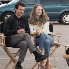 nathan fielder as asher and emma stone as whitney in the curse