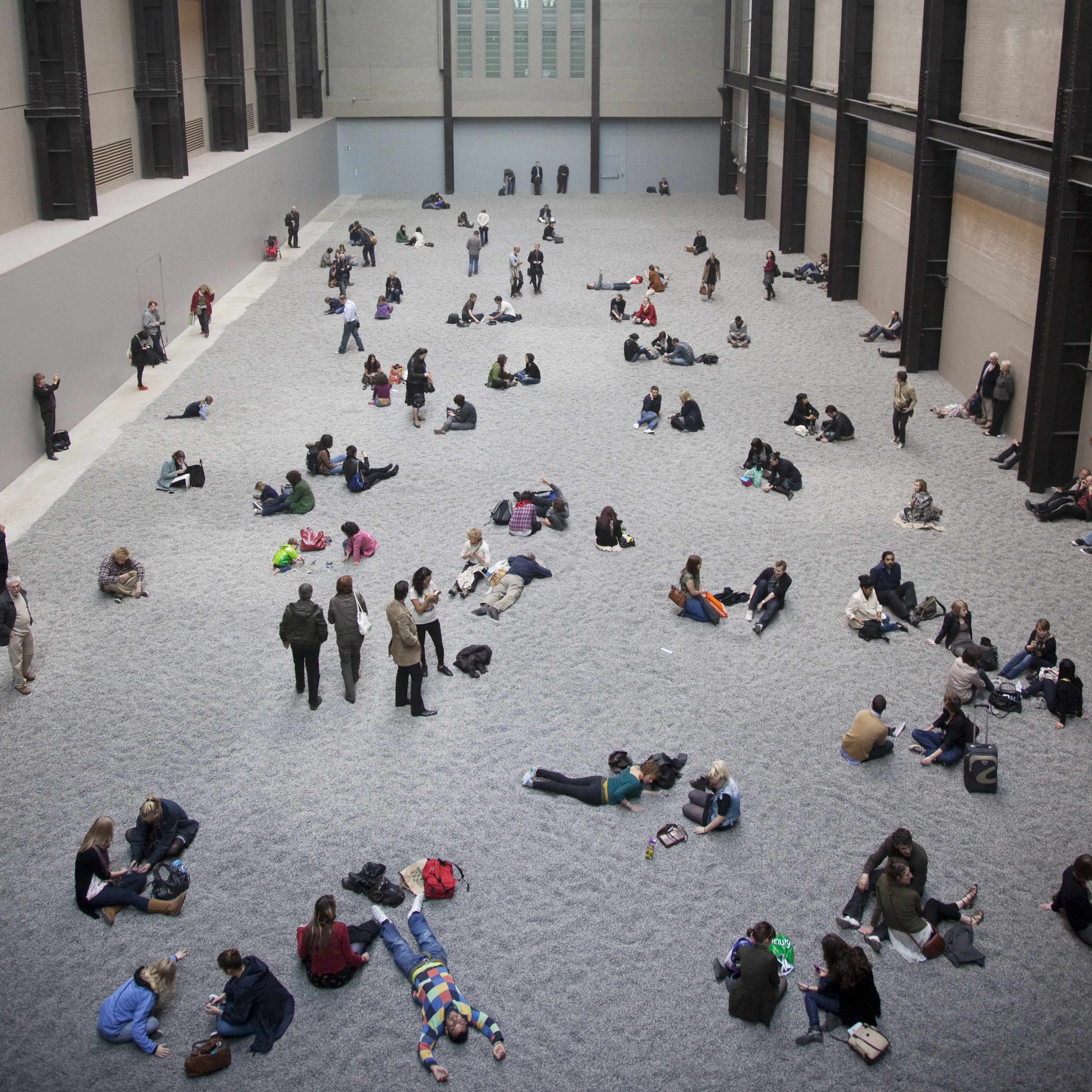Tate Modern Turbine Hall sunflower seeds 
