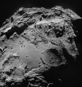 Comet 67P/C-G seen from Rosetta