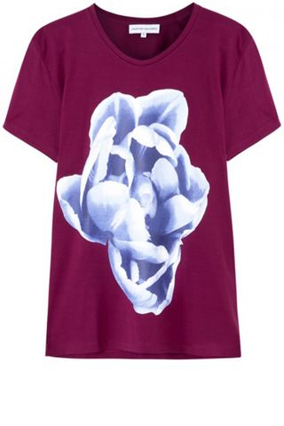 Jonathon Saunders Purple Floral T-Shirt, £190