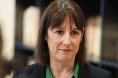 Rachel Reeves pictured at meeting in Canary Wharf, London