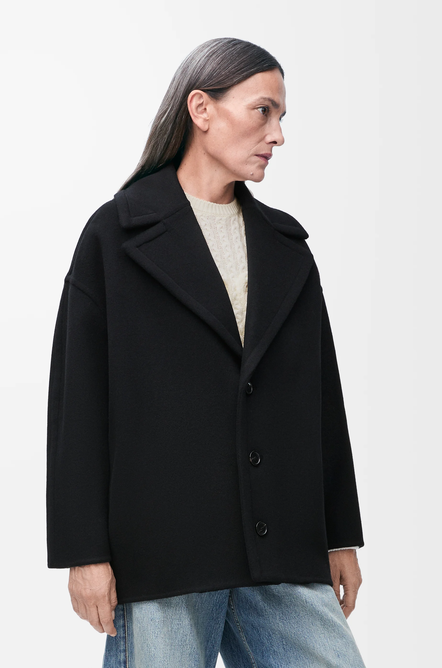 Loewe, Short Coat in Wool