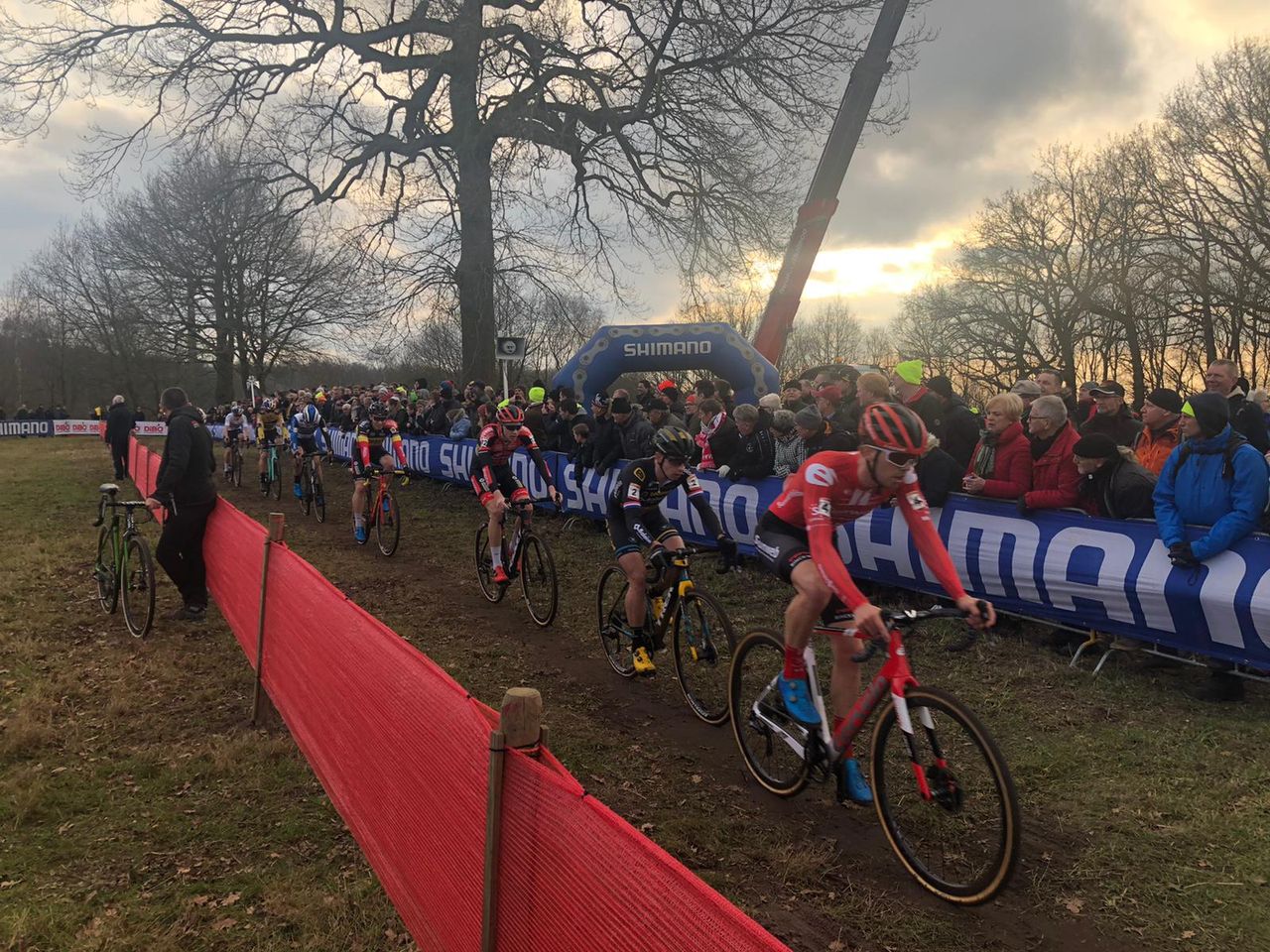 The chasing pack behind Van der Poel