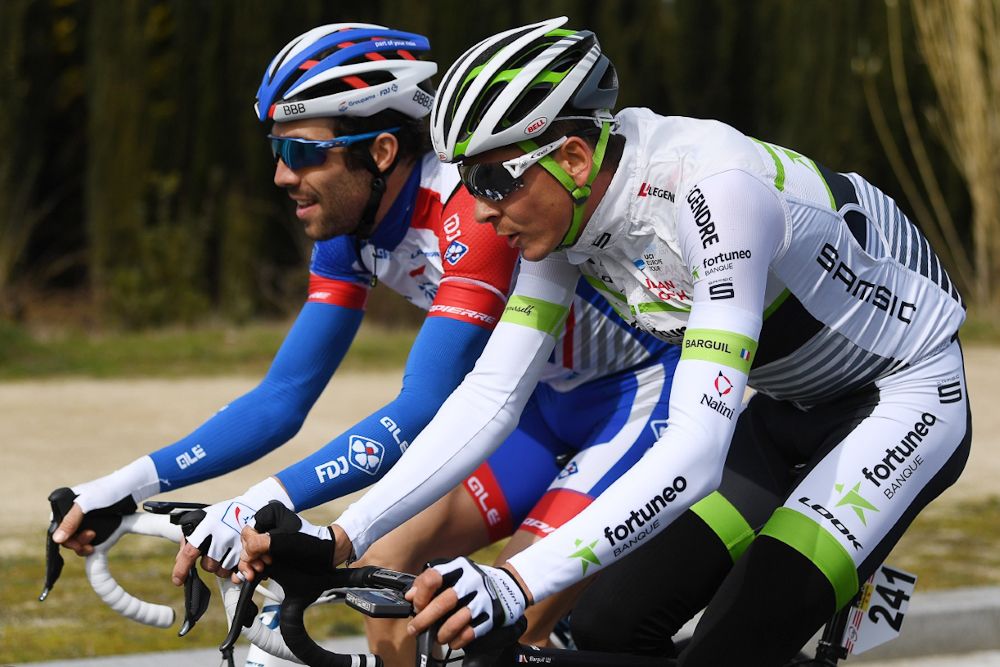 Warren Barguil (Fortuneo-Samsic) and Thibaut Pinot (Groupama-FDJ)