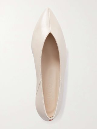 Moa Leather Point-Toe Flats