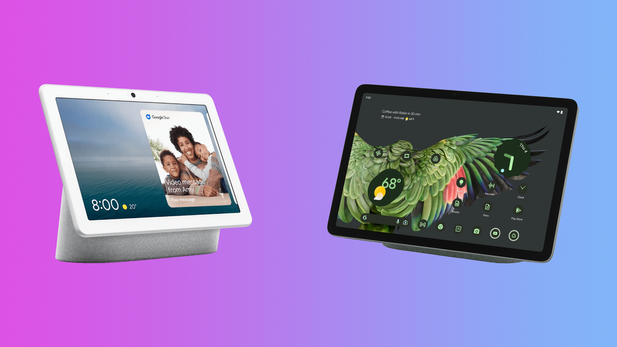 Google Pixel tablet vs Nest Hub Max: Could this be the start of something big?
