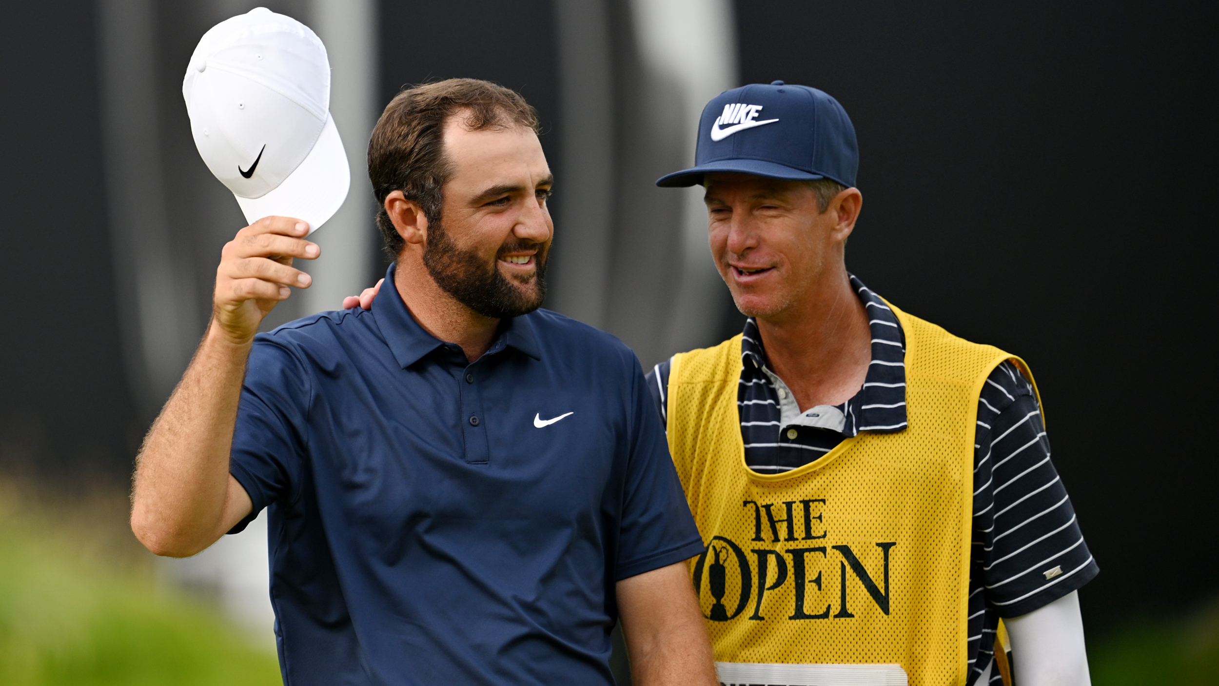 Scottie Scheffler and Ted Scott at The Open