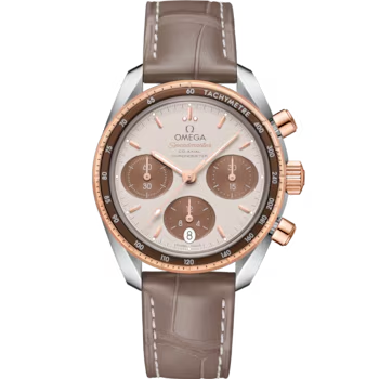 Omega, Speedmaster 38 Speedmaster Steel - Sedna&amp;trade; Gold Chronometer Watch 324.23.38.50.02.002