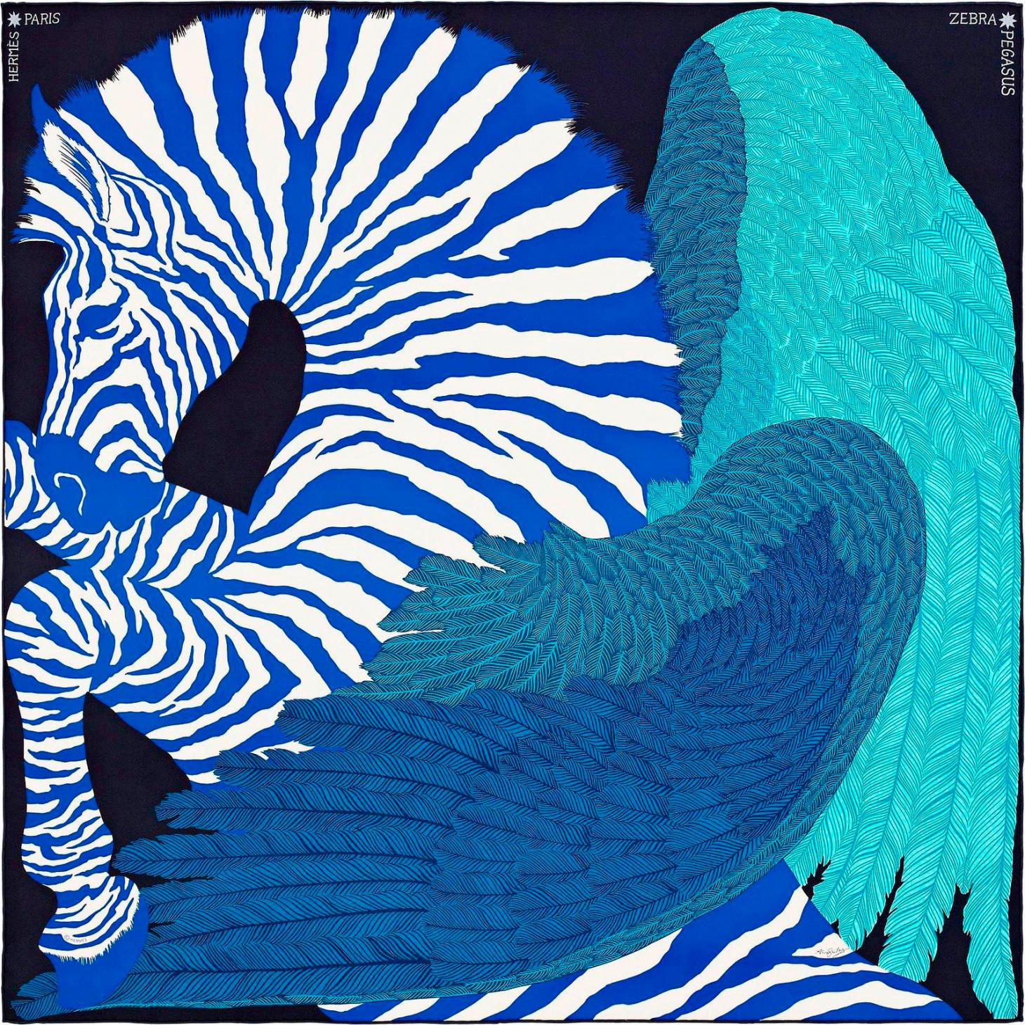 Design of blue Pegasus