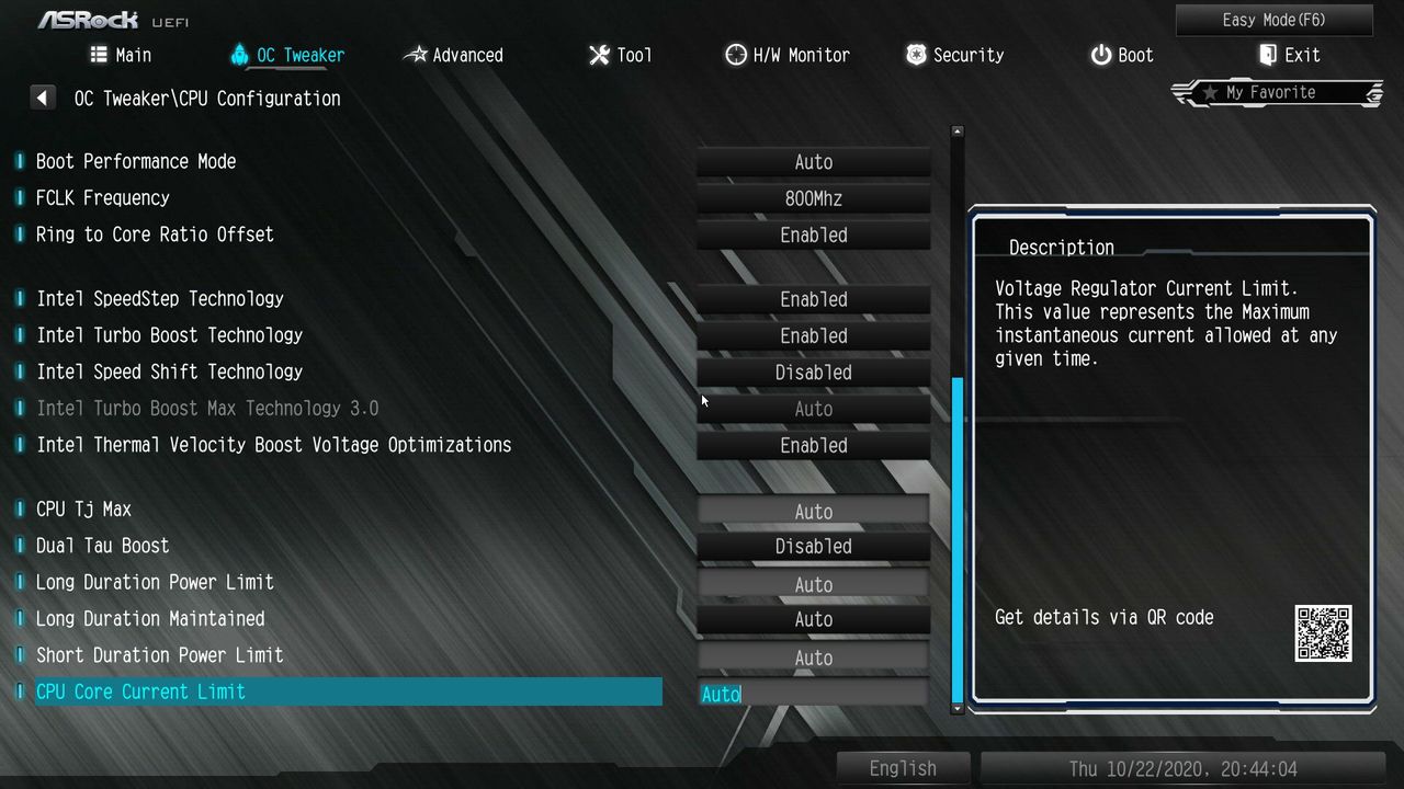 ASRock Z490M Pro4 BIOS