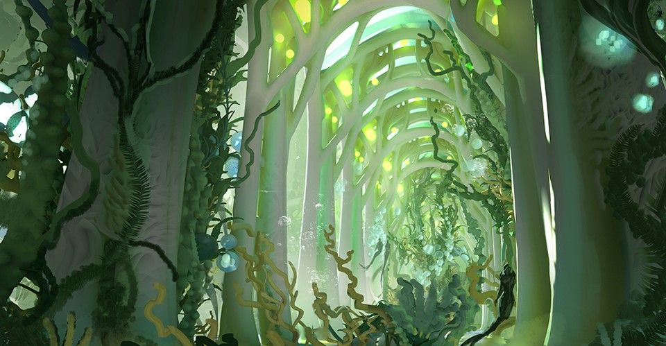 An underwater environment from Nauctis The Sunken Realm