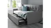 Happy Beds Hunter Grey Fabric Guest Bed