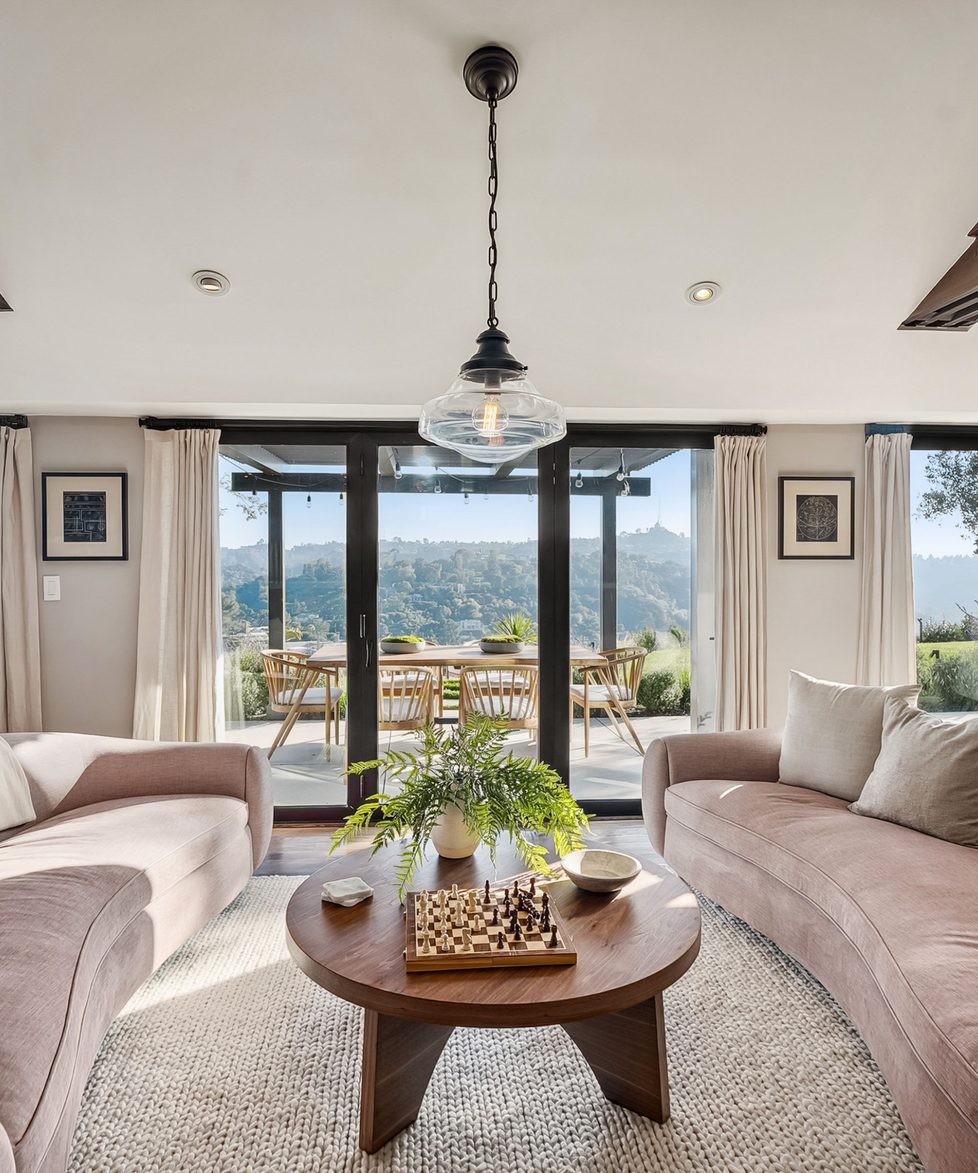 Chris Evans' living room