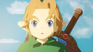An image from a Zelda animation in the style of Studio Ghibli from YouTube
