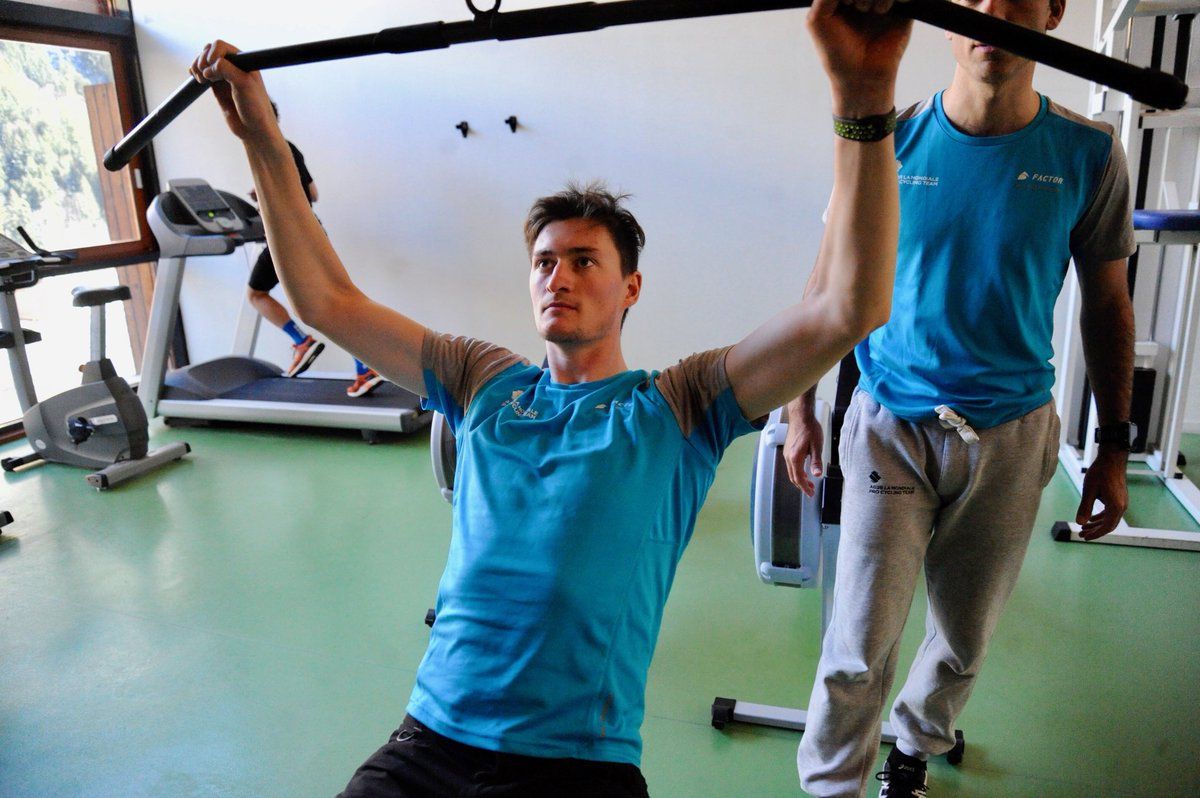 Nico Denz doesn't neglect the upper body