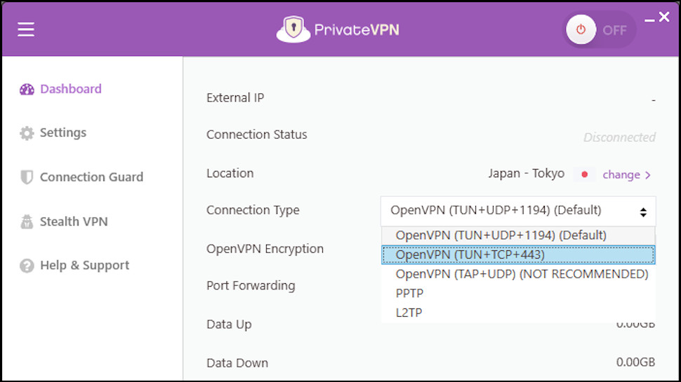 PrivateVPN Protocols