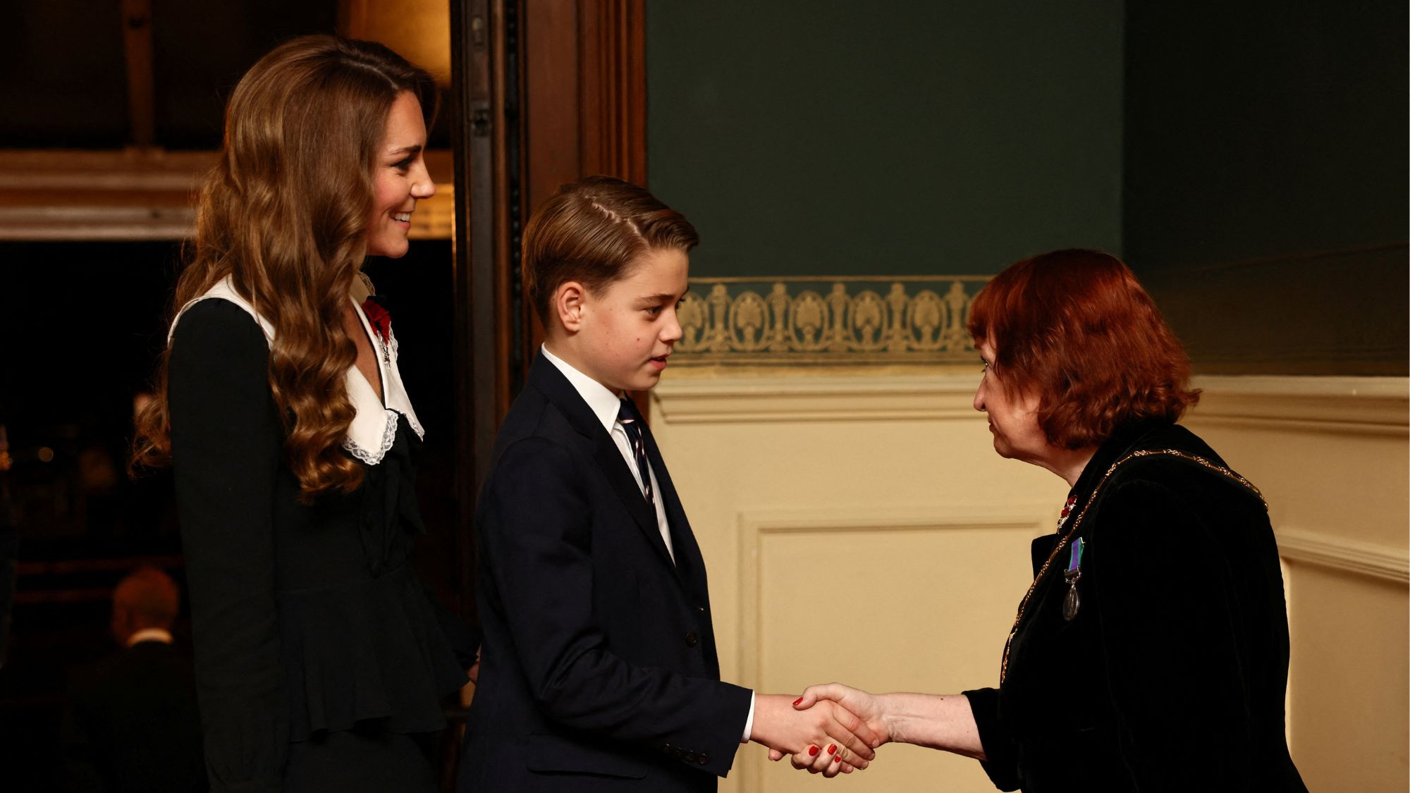 The Princess of Wales and Prince George attend the Festival of Remembrance