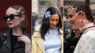 hair clips, street style 2024