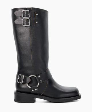 Sandro Leather Biker Boots