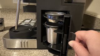 Ninja Luxe Café coffee maker storage for accessories