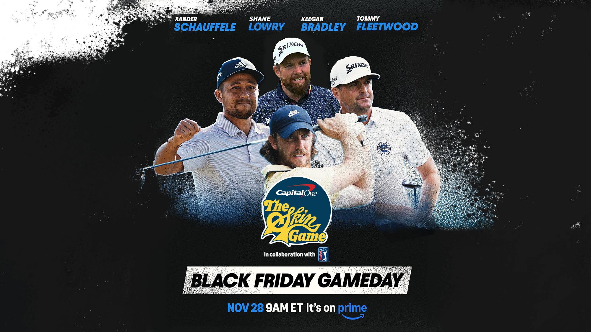 The Skins Game publicity image showing the four golfers