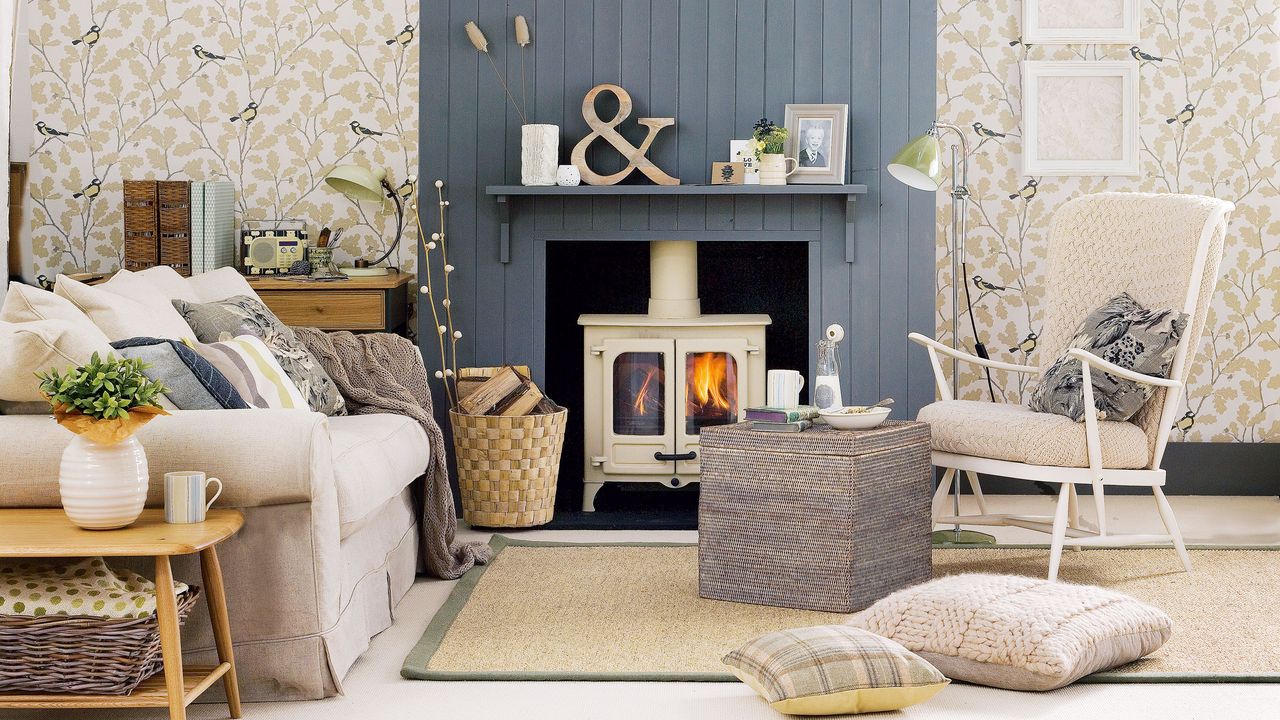 The perfect recipe for a modern country living room 