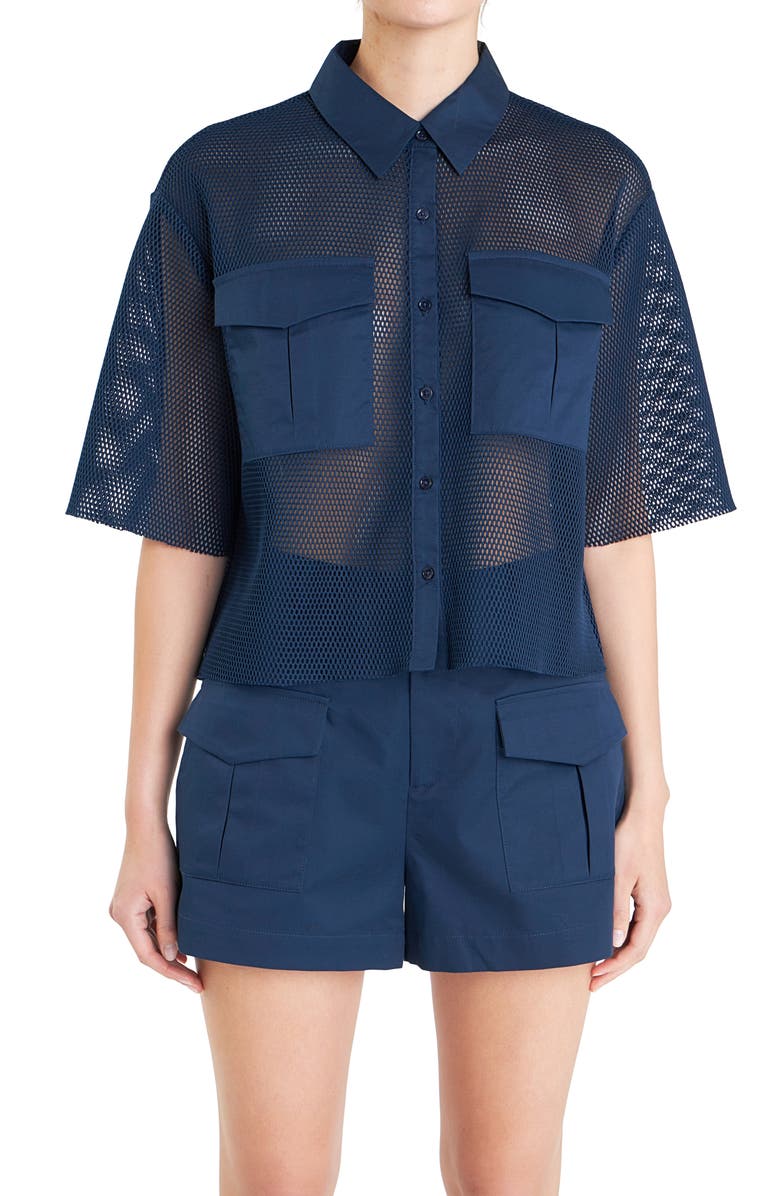 Pocket Mesh Shirt