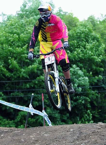 Steve Smith (MS Evil Racing) catches some air.