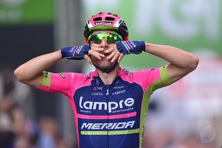 Diego Ulissi (Lampre) gets the stage 11 victory