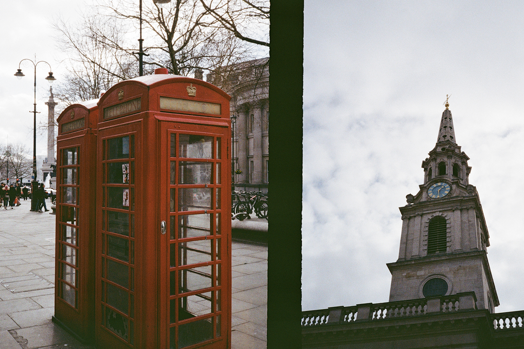 Two photos taken on a Pentax 17 half-frame film camera