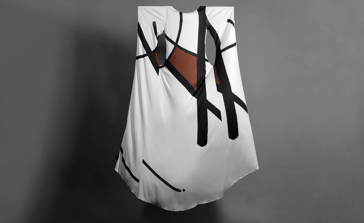 Dress by Akris in collaboration with Geta Bratescu