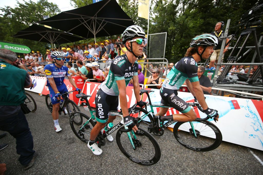 Bora-Hansgrohe's Maciej Bodnar and Daniel Oss helped Sagan make the cut