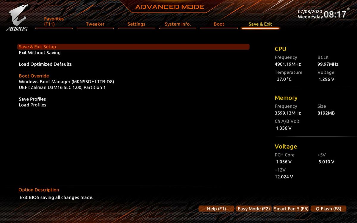 Gigabyte Z490 Aorus Extreme