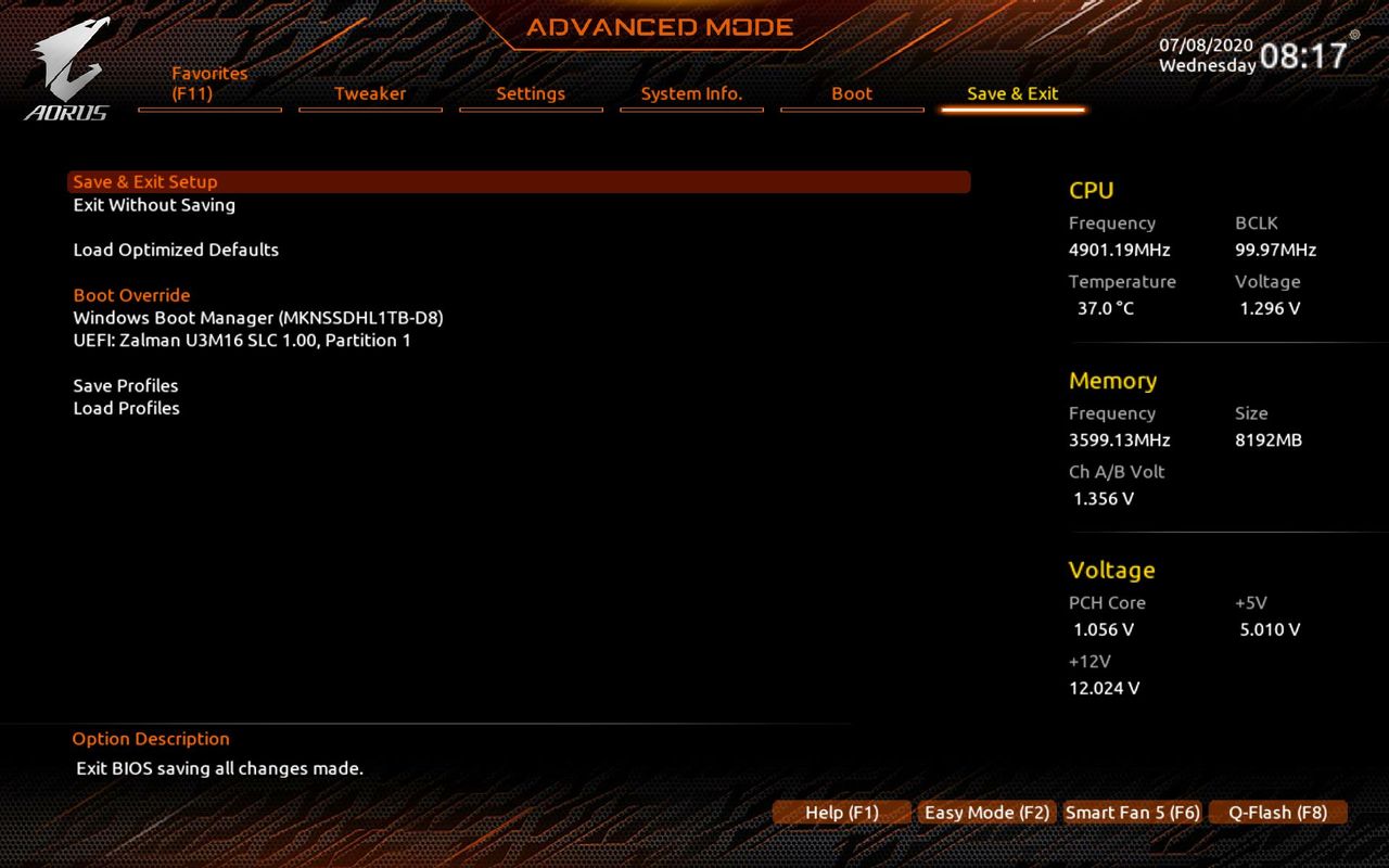 Gigabyte Z490 Aorus Extreme