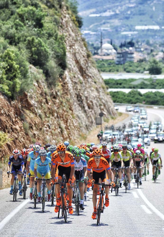The start of the final climb