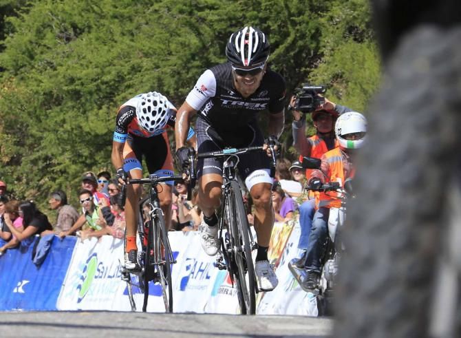 Julian Arredondo (Trek Factory Racing) heads for victory