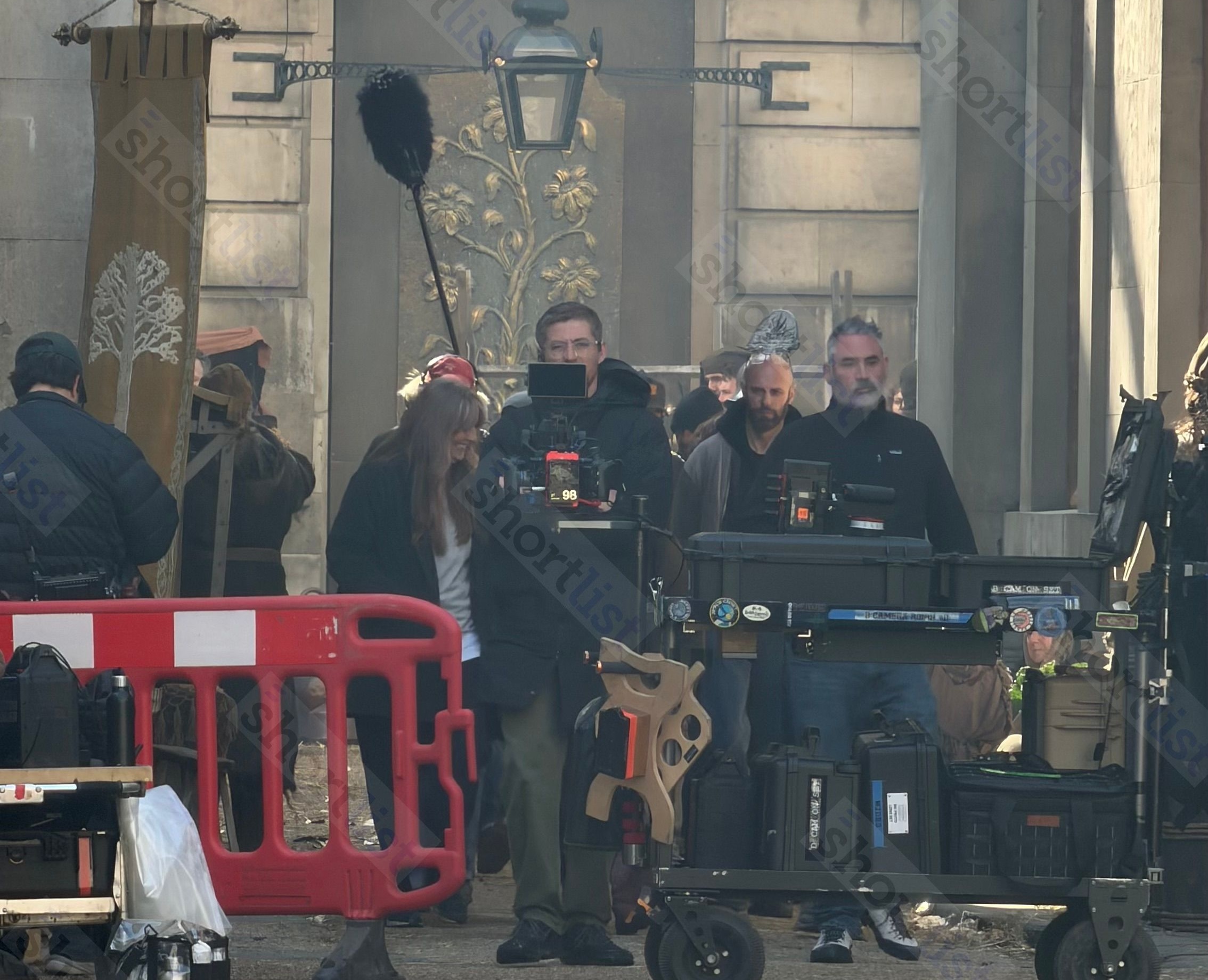 Alex Garland on the set of the Elden Ring movie