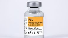 mRNA flu vaccine vial