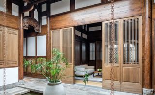 Amanyangyun's historic villas comprise traditional Chinese courtyards restored by Kerry Hill Architects