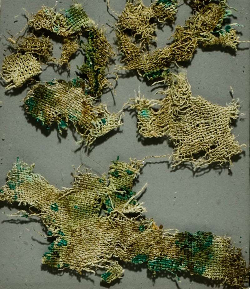 nettle fabric found in a 2,800-year-old grave in Denmark