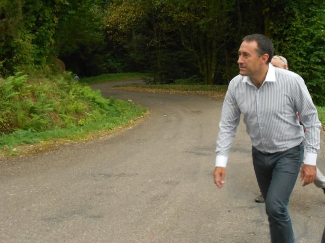 Thierry Gouvenou was impressed by the gradients of the col des Chevr&egrave;res: 20%!