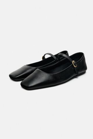 Leather Ballet Flats