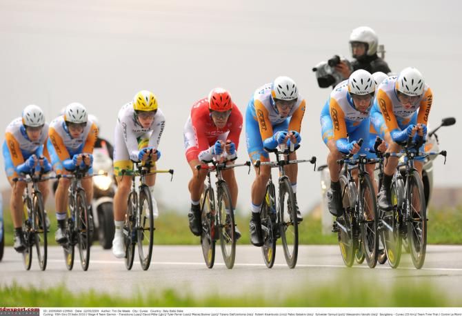 Garmin - Transitions during the Giro's 2010 TTT