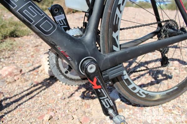 The BB386 allows some serious girth for stiffness in the pedaling area
