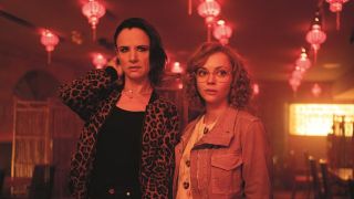 Juliette Lewis and Christina Ricci in Yellowjackets