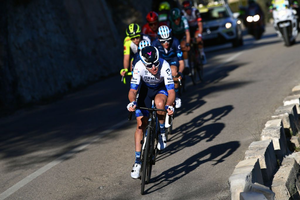 LLOSETA SPAIN JANUARY 28 Simon Clarke of Australia and Israel StartUp Nation Team competes during the 31st Challenge Ciclista Mallorca 2022 Trofeo Serra De Tramuntana a 1589km race from Lloseta to Lloseta ChallengeMallorca on January 28 2022 in Lloseta Spain Photo by Tim de WaeleGetty Images