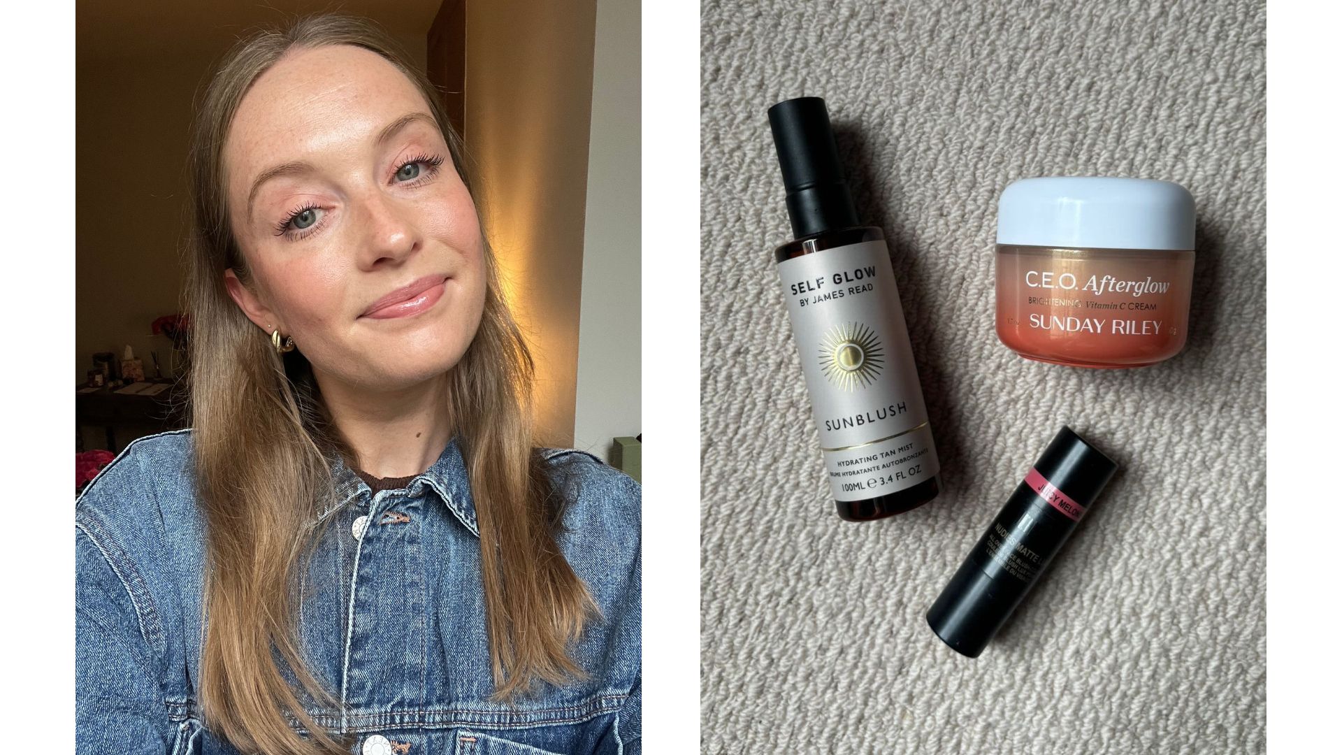 an image of beauty writer Annie's holiday beauty essentials