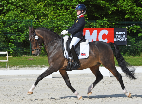 Phoebe Peters and her individual pony European champion SL Lucci.