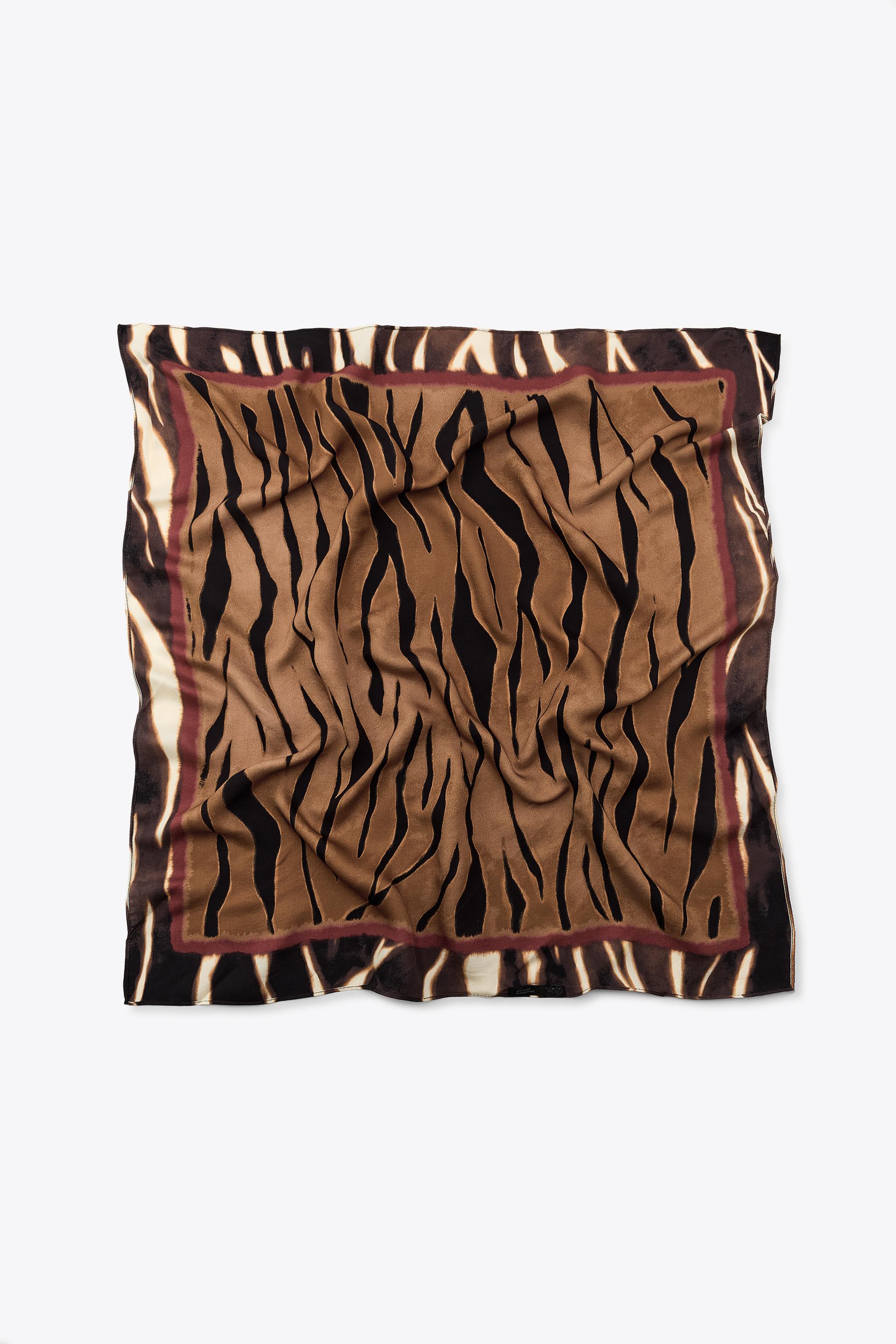 Animal Print Viscose Scarf