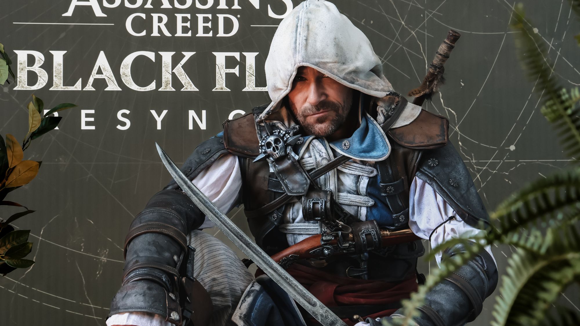 Matt Ryan in the Edward Kenway costume.